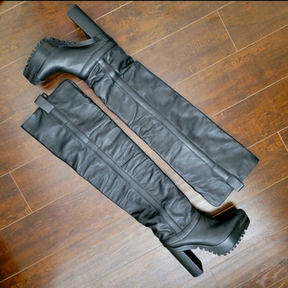 Shutz Rosalina Couros OTK Boots Nappa Leather - Picture 4 of 10